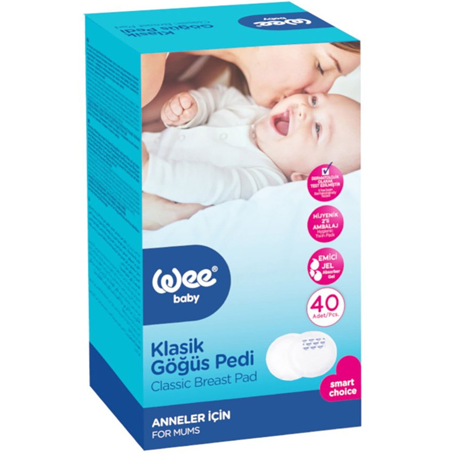 Wee Baby Klasik Göğüs Pedi 40 lı