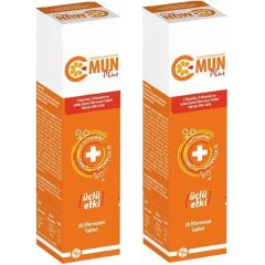 C Mun Plus C Vitamini D Vitamini Ve Çinko 20 Efervesan Tablet 2 ADET