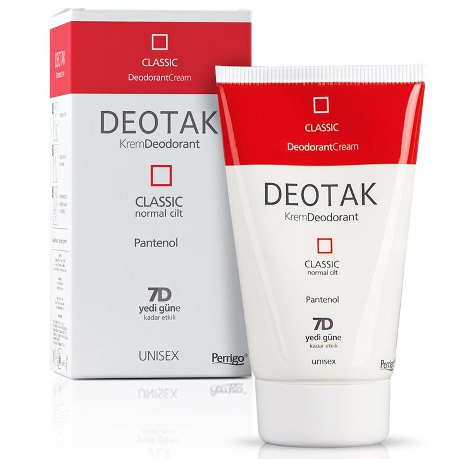 Deotak Classic Normal Cilt Krem Deodorant 35 ml