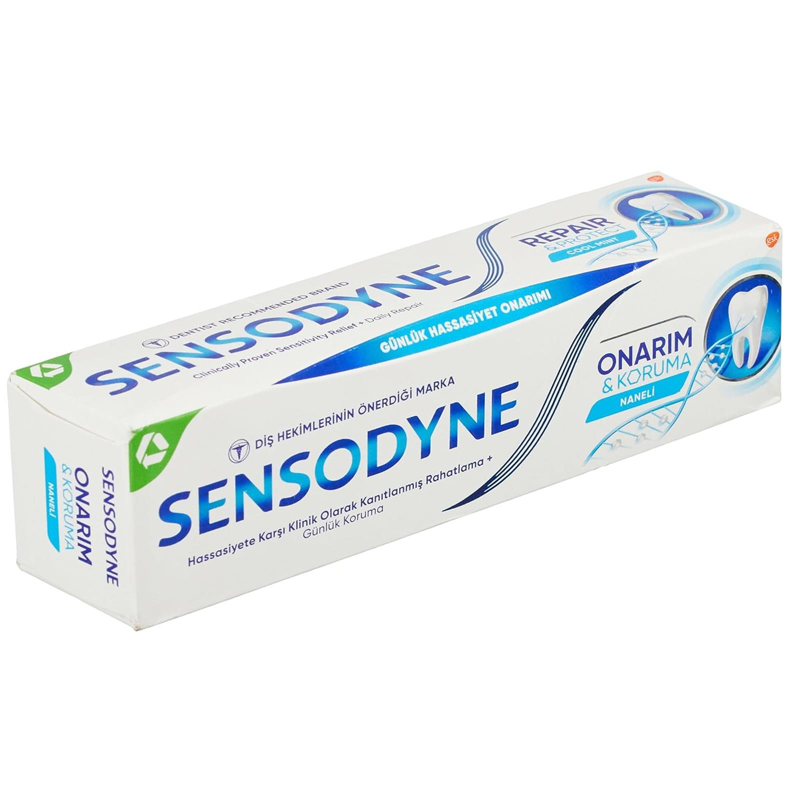 Sensodyne Onarım Ve Koruma Diş Macunu Naneli 75 ml