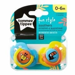 Tommee Tippee Fun Style Ortodontik Emzik 2'li 0-6 Ay