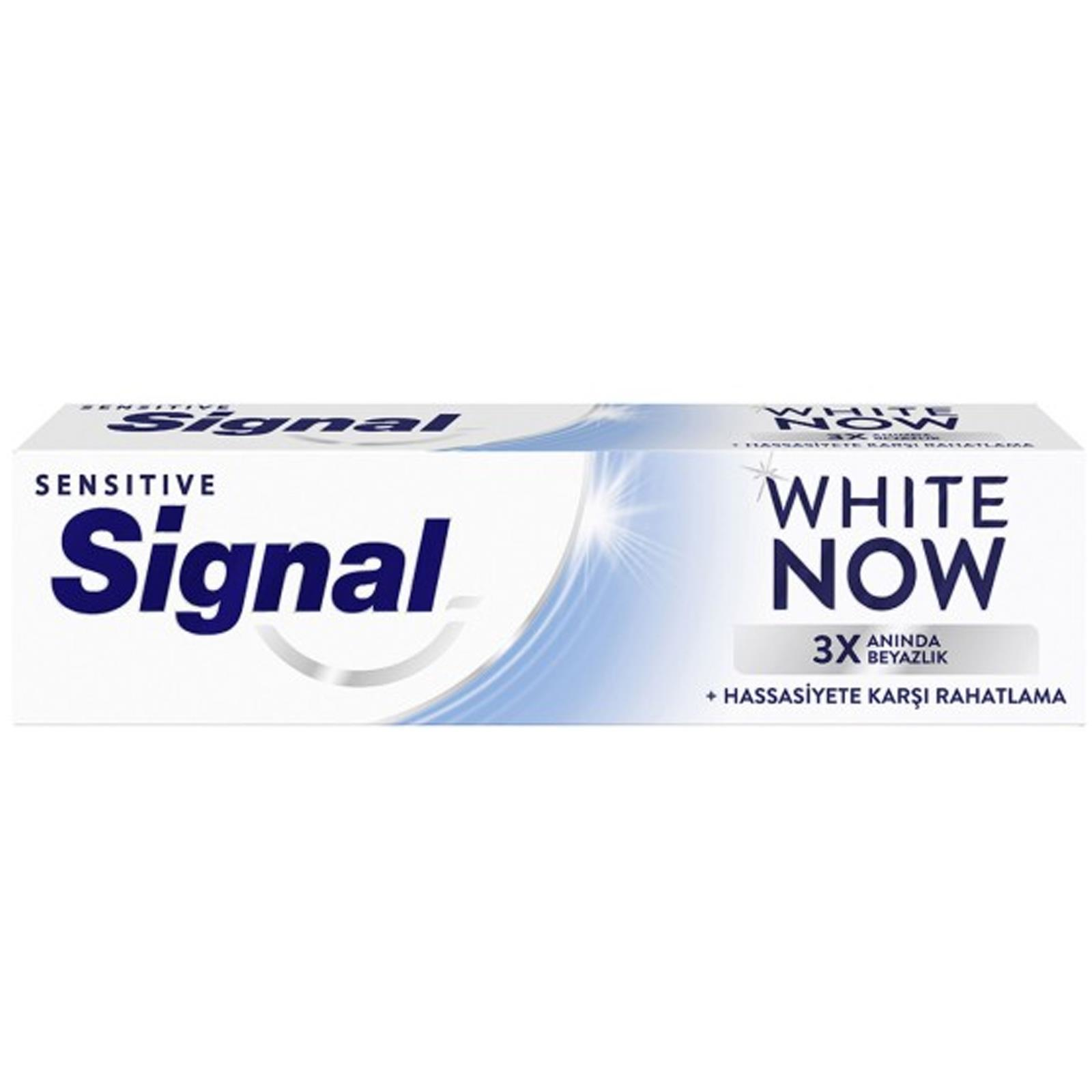 Signal White Now Diş Macunu Sensitive Hassasiyete Karşı Rahatlama 75 ml