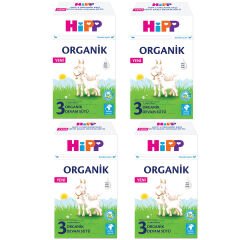 Hipp 3 Organik Keçi Sütü Bazlı Devam Sütü 400 gr 4 ADET