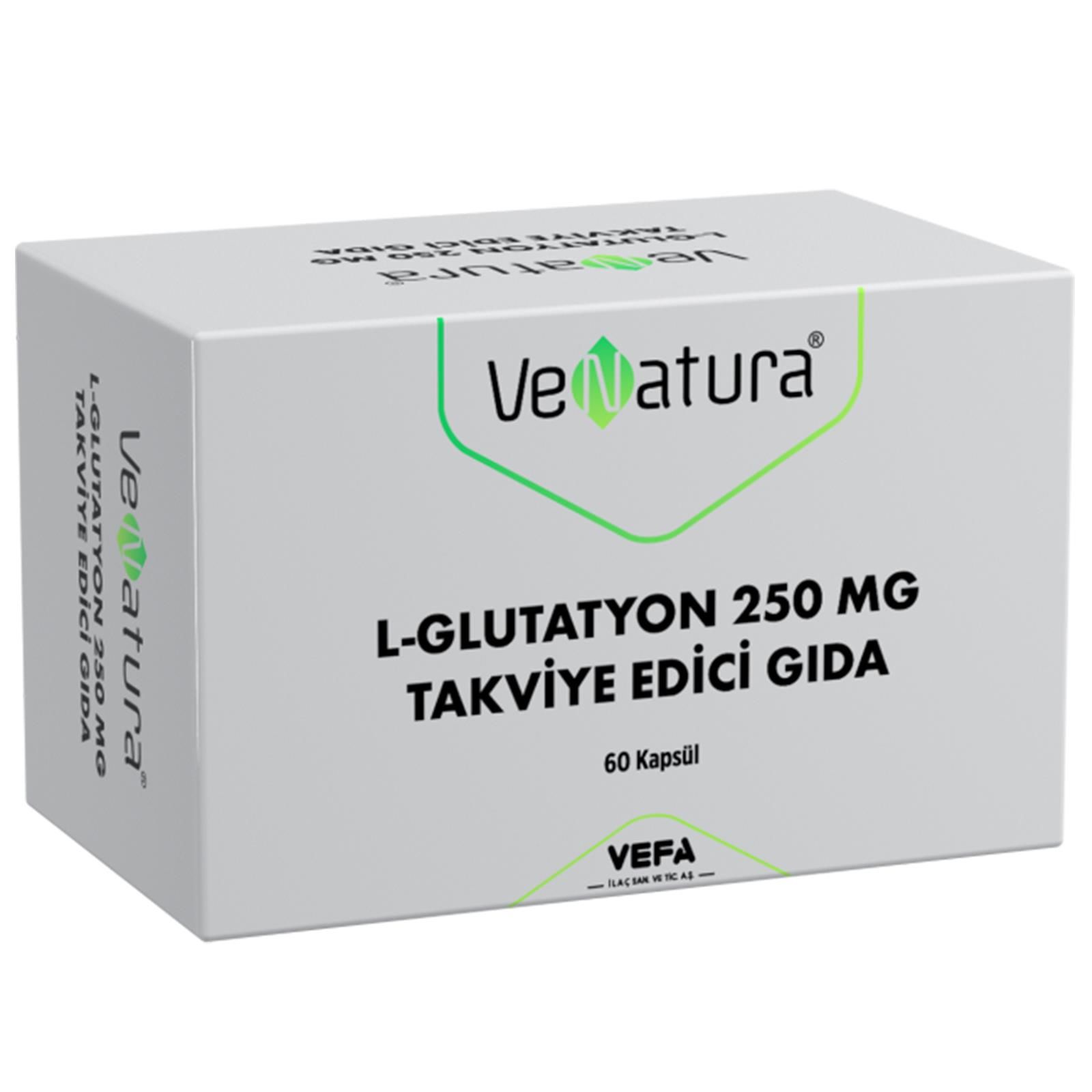 Venatura L-Glutatyon 250 mg 60 Kapsül