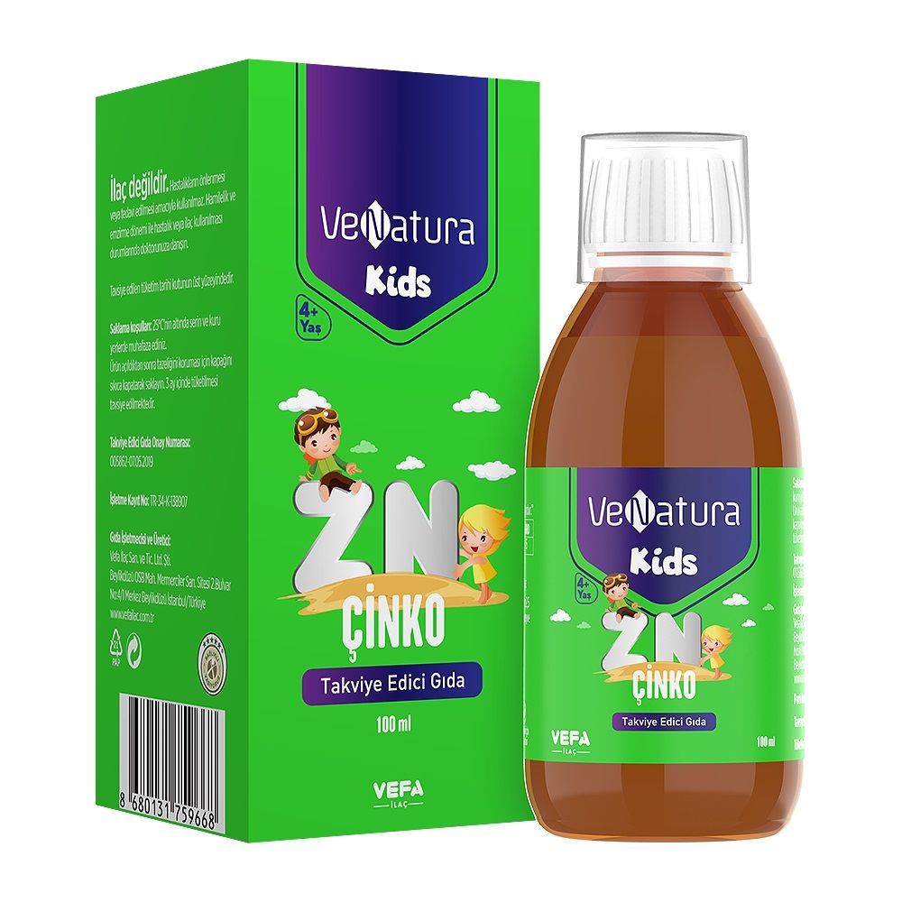 Venatura Kids Çinko Takviye Edici Gıda 100 ml