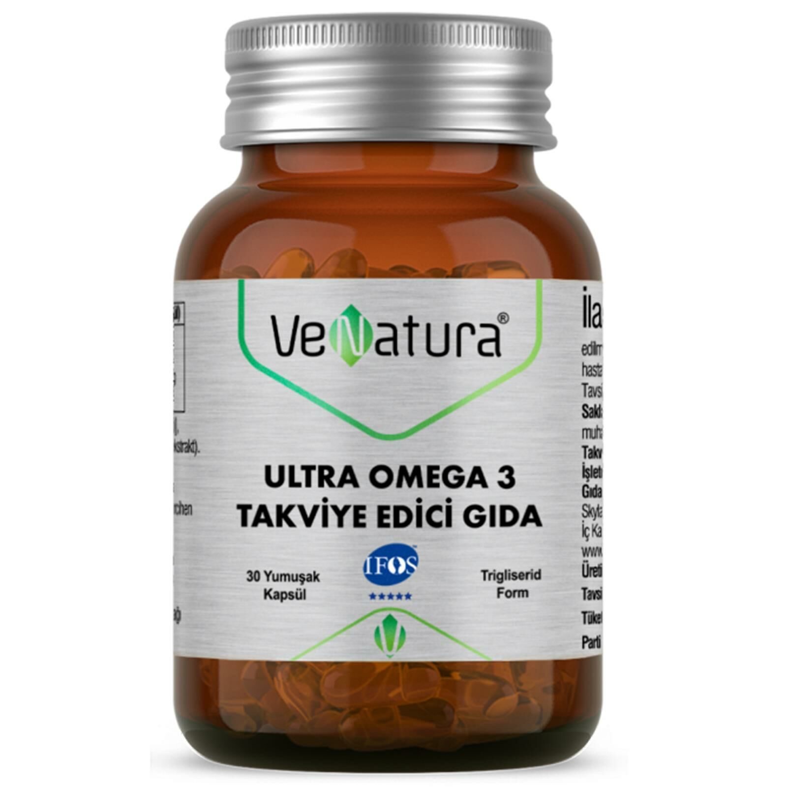 Venatura Ultra Omega 3 Takviye Edici Gıda 30 Kapsül