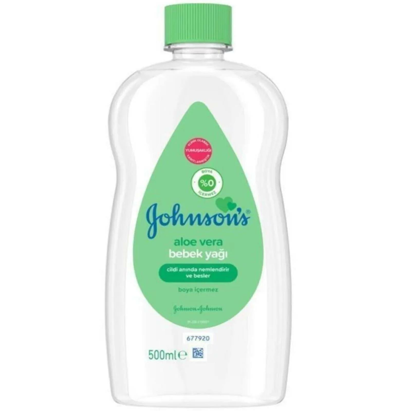 Johnsons Baby Aloe Vera Bebek Yağı 500 ml