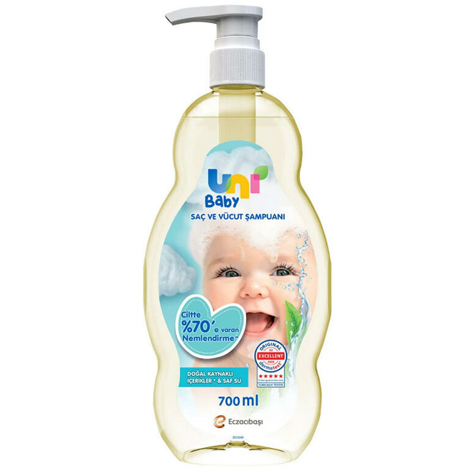 Uni Baby Bebek Saç Ve Vücut Şampuanı 700 ml