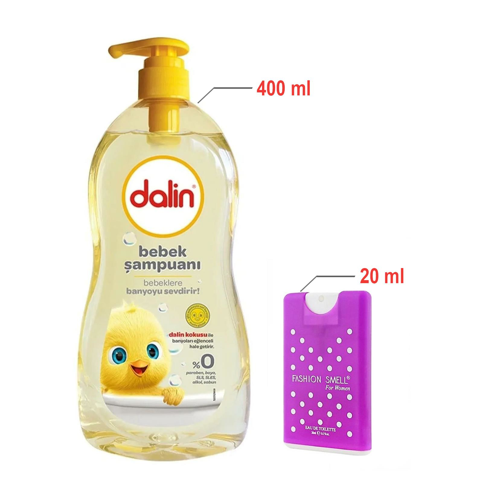 Dalin Klasik Bebek Şampuanı 400 ml + Fashion Smell For Women Parfüm Mor 20 ml