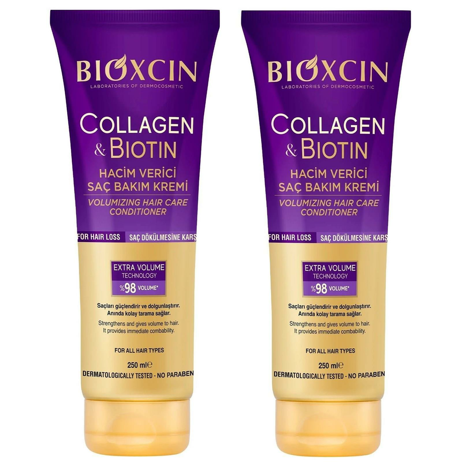 Bioxcin Collagen Biotin Hacim Verici Saç Bakım Kremi 250 ml 2 ADET