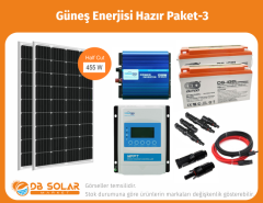 Güneş Enerjisi Hazır Paket-3