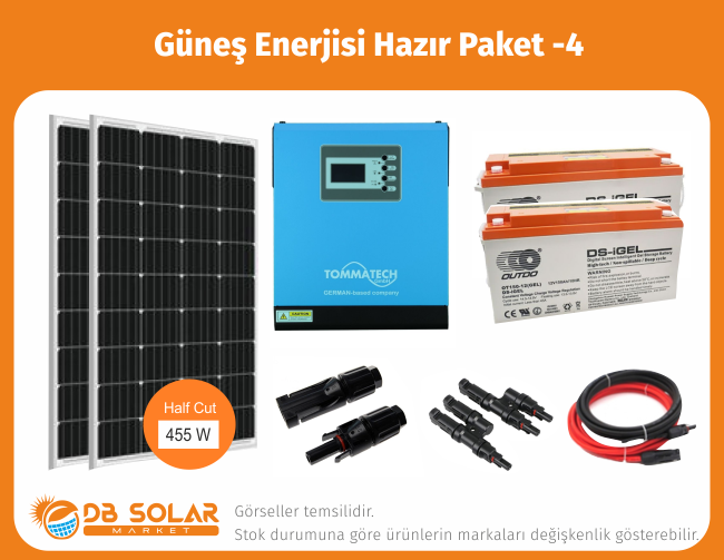 Güneş Enerjisi Hazır Paket -4