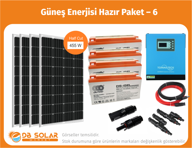 Güneş Enerjisi Hazır Paket – 6
