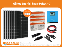 Güneş Enerjisi hazır Paket – 7