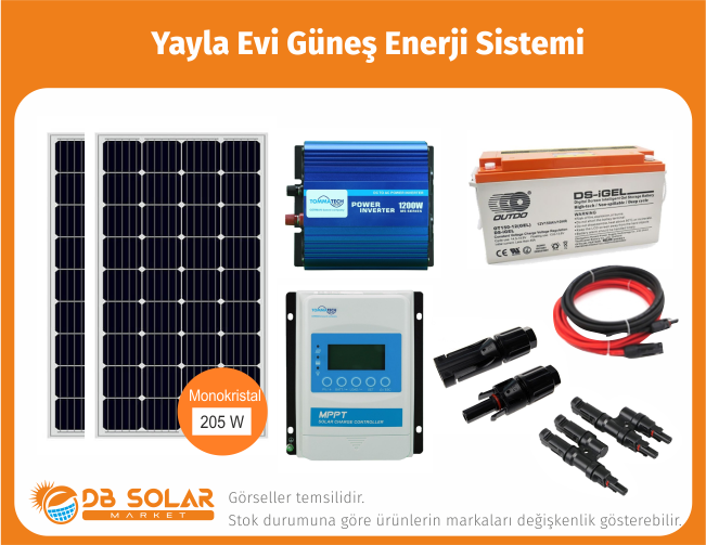 Yayla Evi Güneş Enerji Sistemi