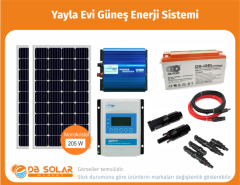 Yayla Evi Güneş Enerji Sistemi