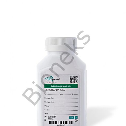 BioCAP™ 250 mL - PET - 38 mm - Beyaz - Steril R - 200 Adet