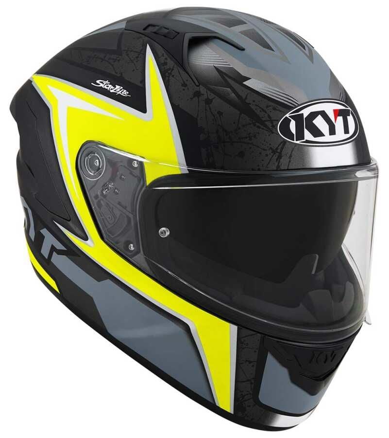 KYT NF-R KASK MINDSET MATT ANTH-YELLOW