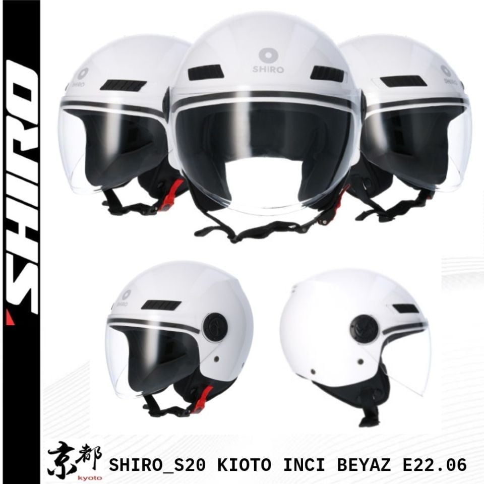 SHIRO AÇIK KASK KIOTO INCI BEYAZ -S