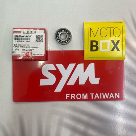 SYM Rulman 6201  (90912-GC8-003) (96140-62013-10) (91006-A1A-300) - JetX- Fiddle 4 - ADX125 - Dragon - St200 - Mio100 - X Pro