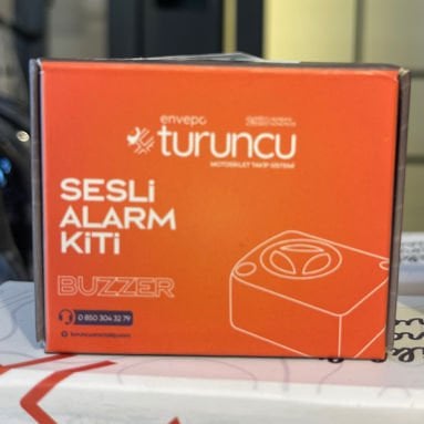 Turuncu Buzzer Sesli Alarm Kiti