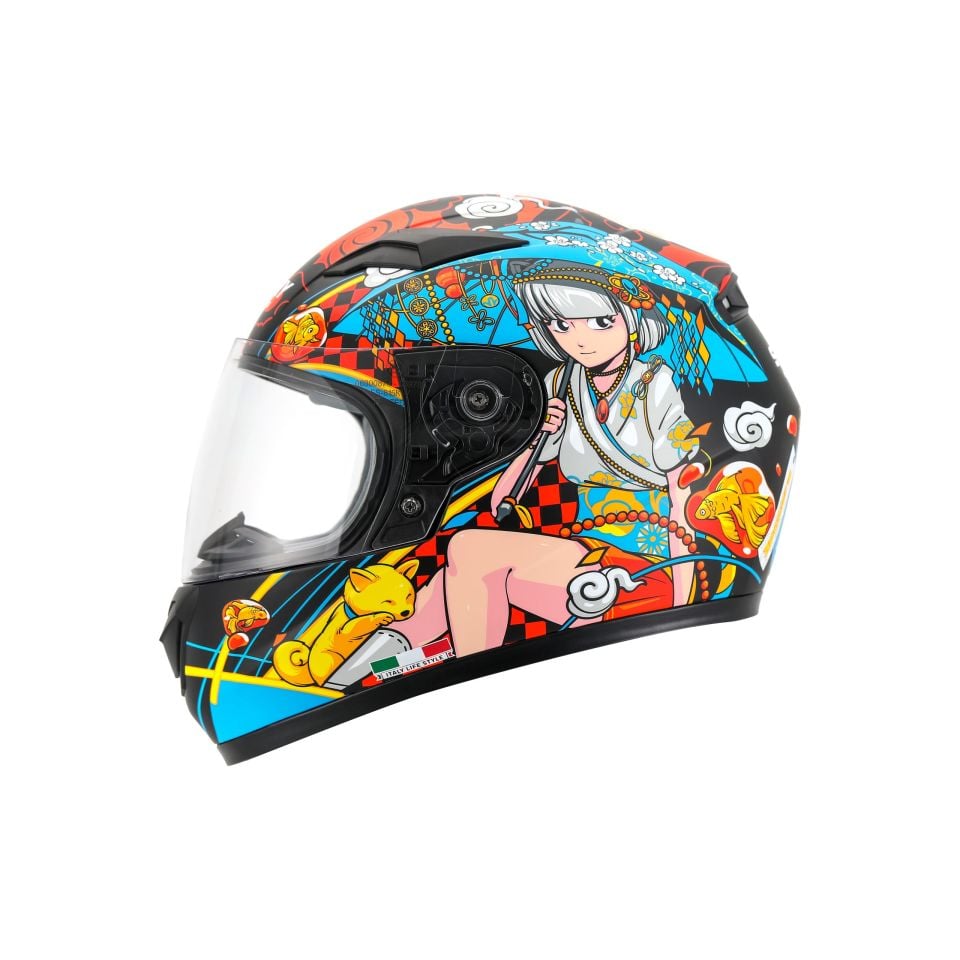 Sway 815K Kask Spirit Red Blue L