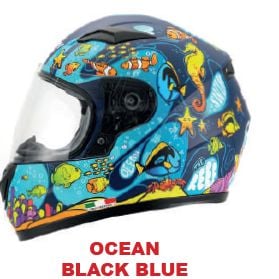 Sway 815 Kask Ocean  Black Blue XL