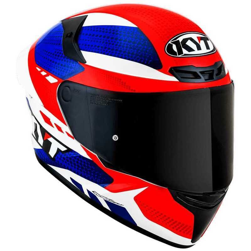 KYT TT-COURSE KASK GEAR MAVİ KIRMIZI