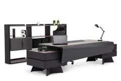 Efeler Ofis Mercury Üst Yönetici Makam Masa Takımı