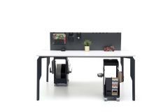 Efeler Ofis Note 2P İkili Workstation Masa