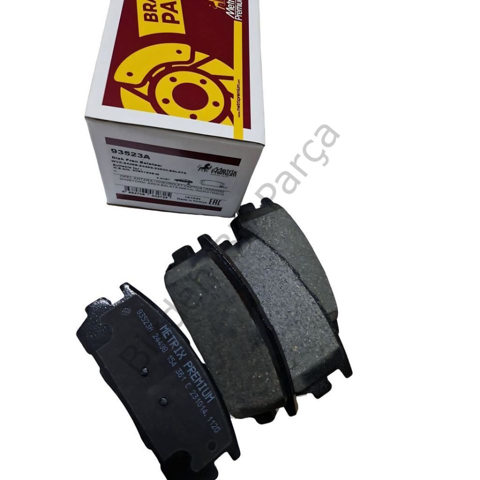 ÖN BALATA FİŞSİZ P306 93-01 XSARA 2.0 16V 97-05