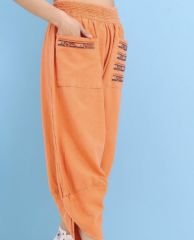 YIKAMALI KETEN ŞALVAR PANTOLON