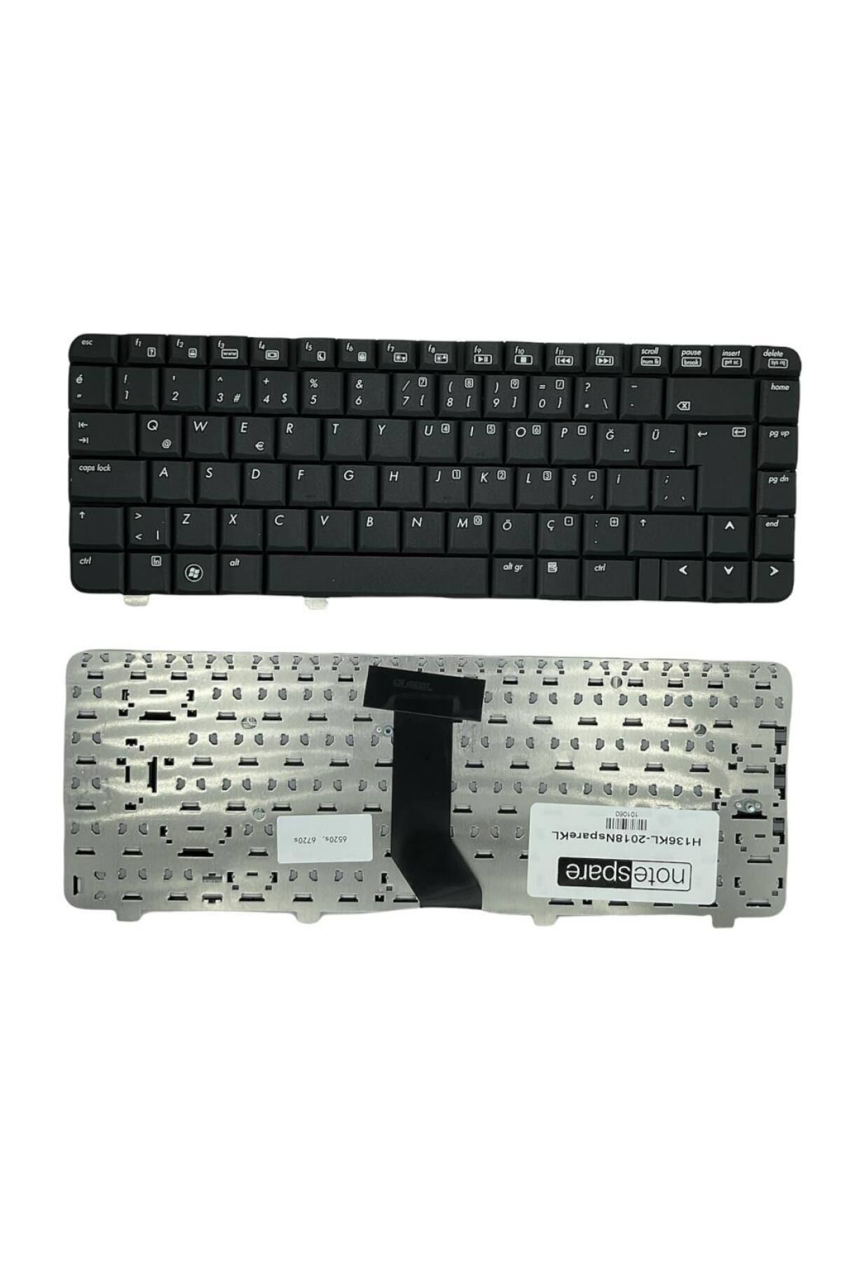 Hp ile Uyumlu 9J.N8682.Q0G, 9J.N8682.Q0T, 9J.N8682.Q0U, 9J.N8682.Q1D Notebook Klavye Siyah TR