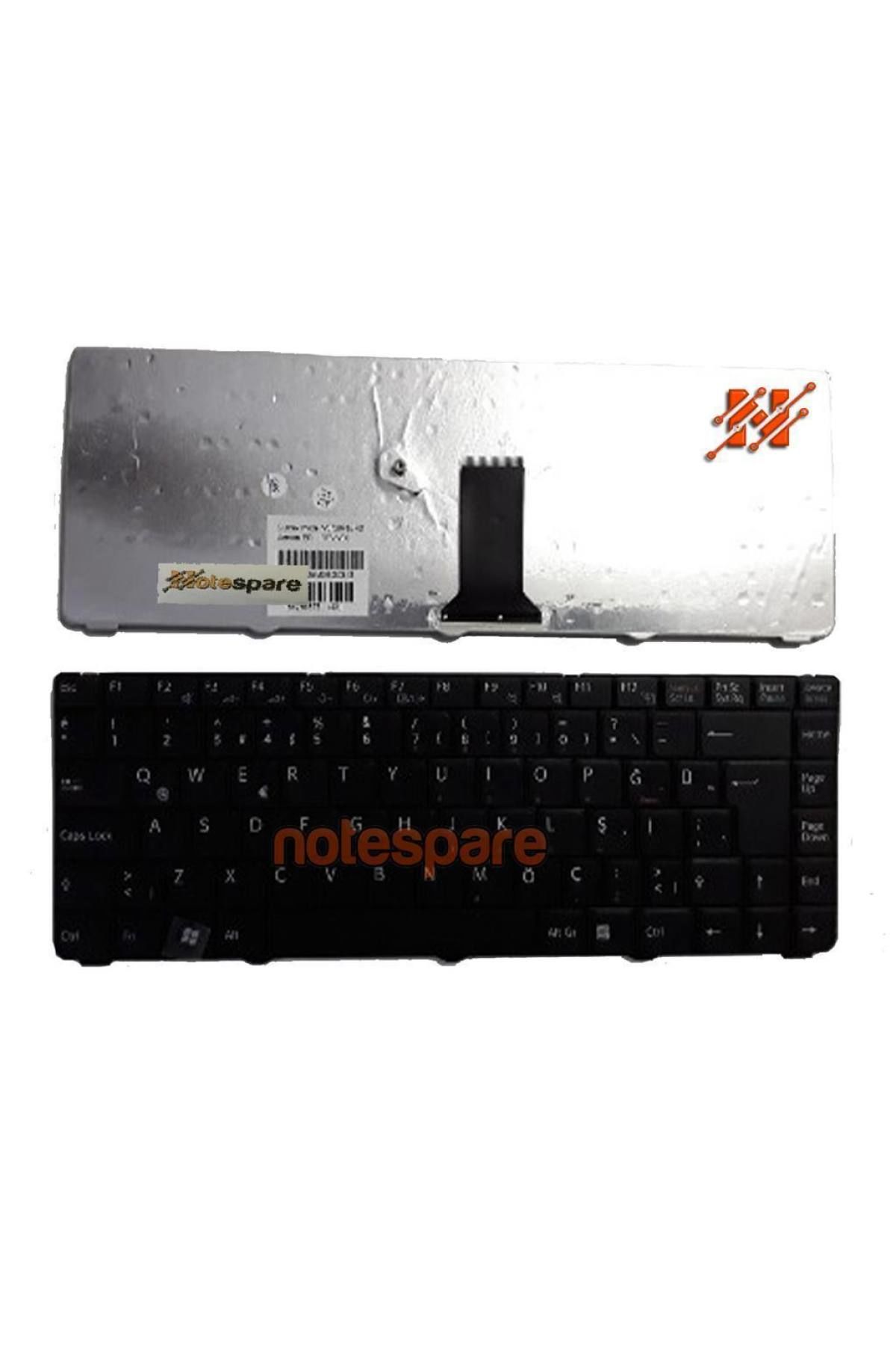 Sony ile Uyumlu Vaio VGN-NR498E, VGN-NS101E/L, VGN-NS101E/S, VGN-NS101E/W Notebook Klavye Siyah TR