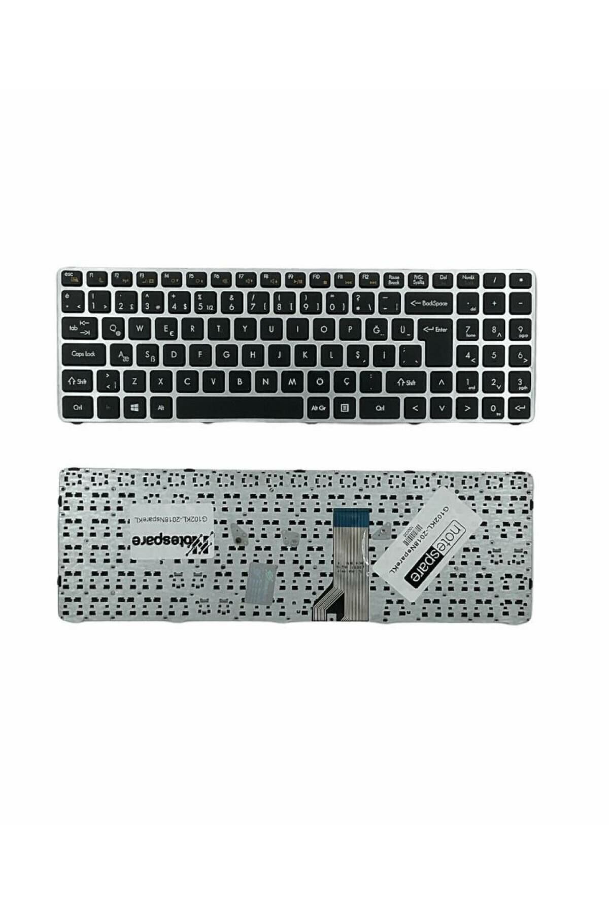 Grundig ile Uyumlu GNB 1690 B1 i7, GNB1565A1İ3, GNB1567B1İ3 Notebook Klavye Gümüş Gri TR