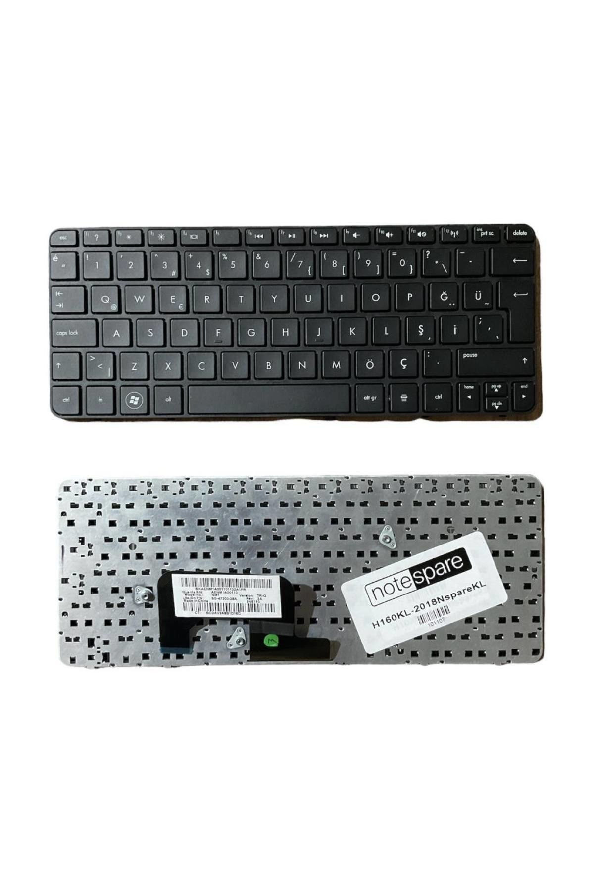 Hp ile Uyumlu 622344-141, 633476-141, 647569-141, 650726-141 Notebook Klavye Siyah TR