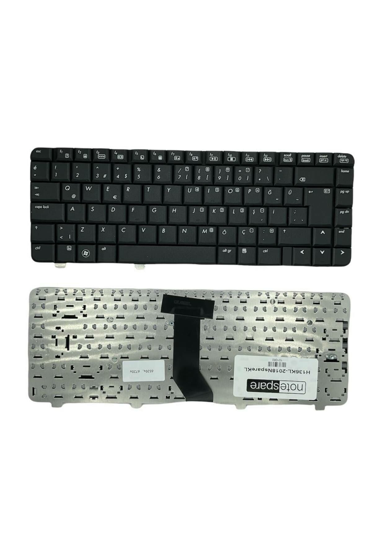 Hp ile Uyumlu MP-05583US-930, MP-05586P0-930, MP-05586TQ-930 Notebook Klavye Siyah TR