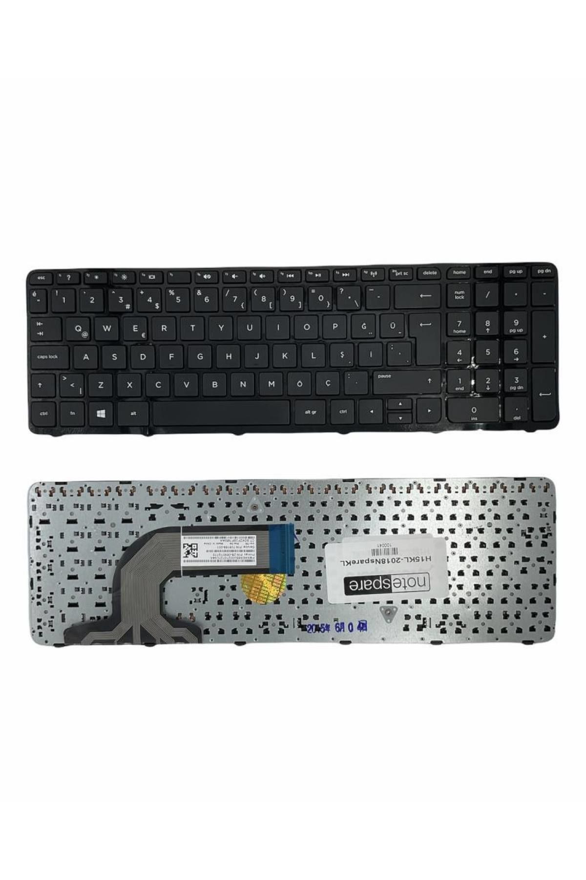 Hp ile Uyumlu Pavilion 15-g009nt K0Y97EA, 15-g011st G7X20EA Notebook Klavye Siyah TR