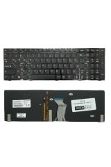 Lenovo ile Uyumlu Ideapad Y510P 59-380590, Y510P 59-407130 Notebook Klavye Işıklı Siyah TR