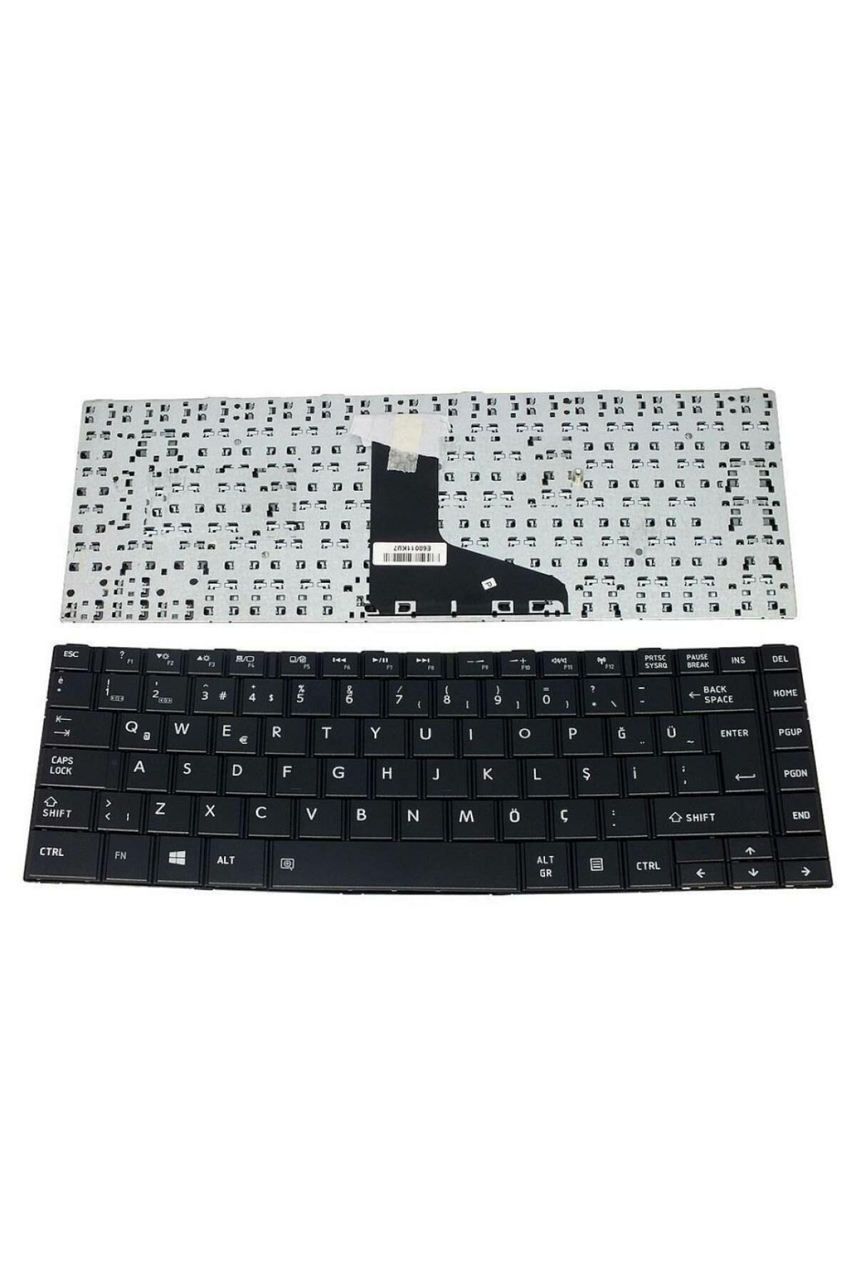 Toshiba ile Uyumlu Dynabook Satellite L40-A, L40D-A, L40Dt-A, L40t, L45Dt Notebook Klavye Siyah TR