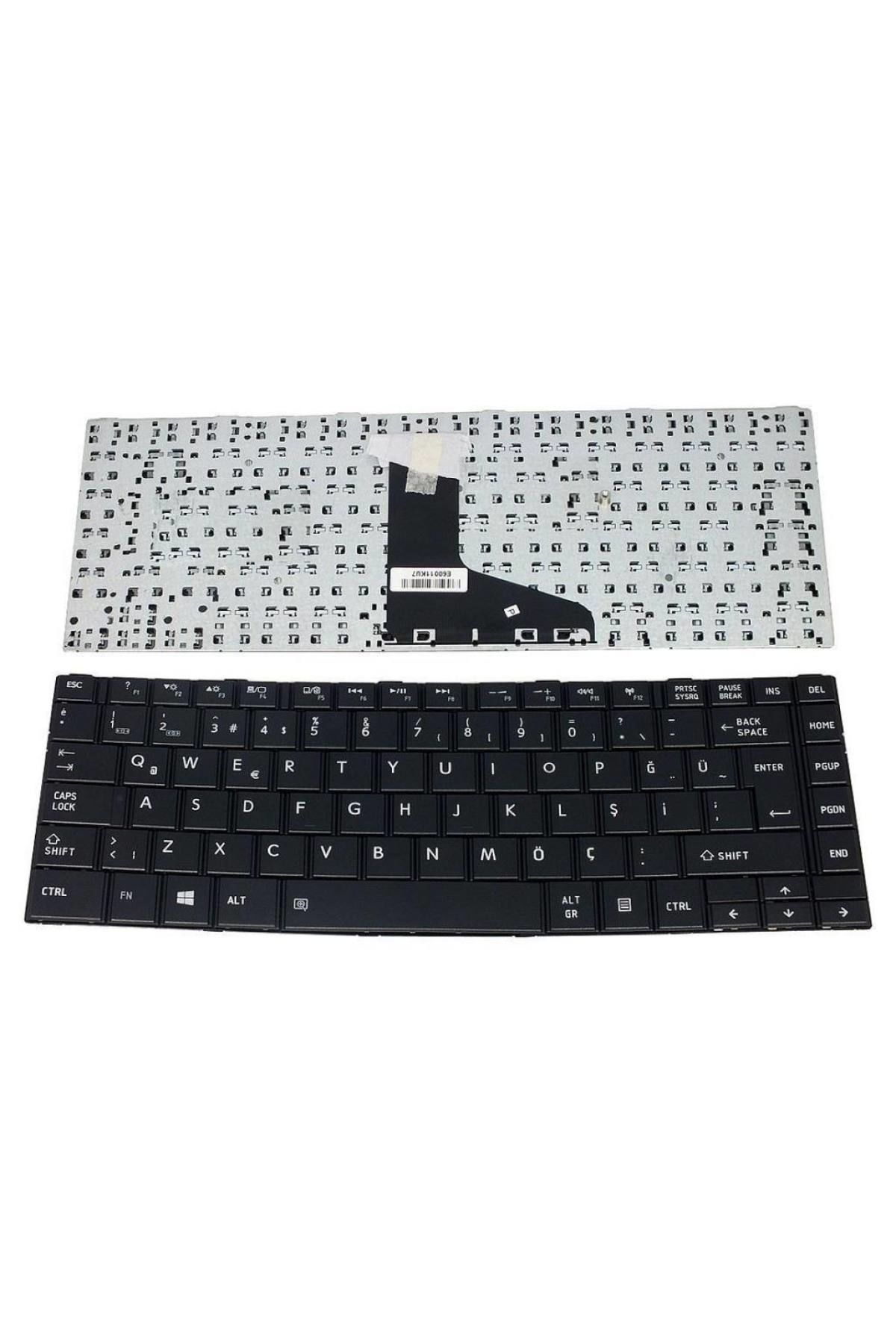 Toshiba ile Uyumlu Dynabook Satellite S40, S40-A, S40D-A, S45, S45-A Notebook Klavye Siyah TR
