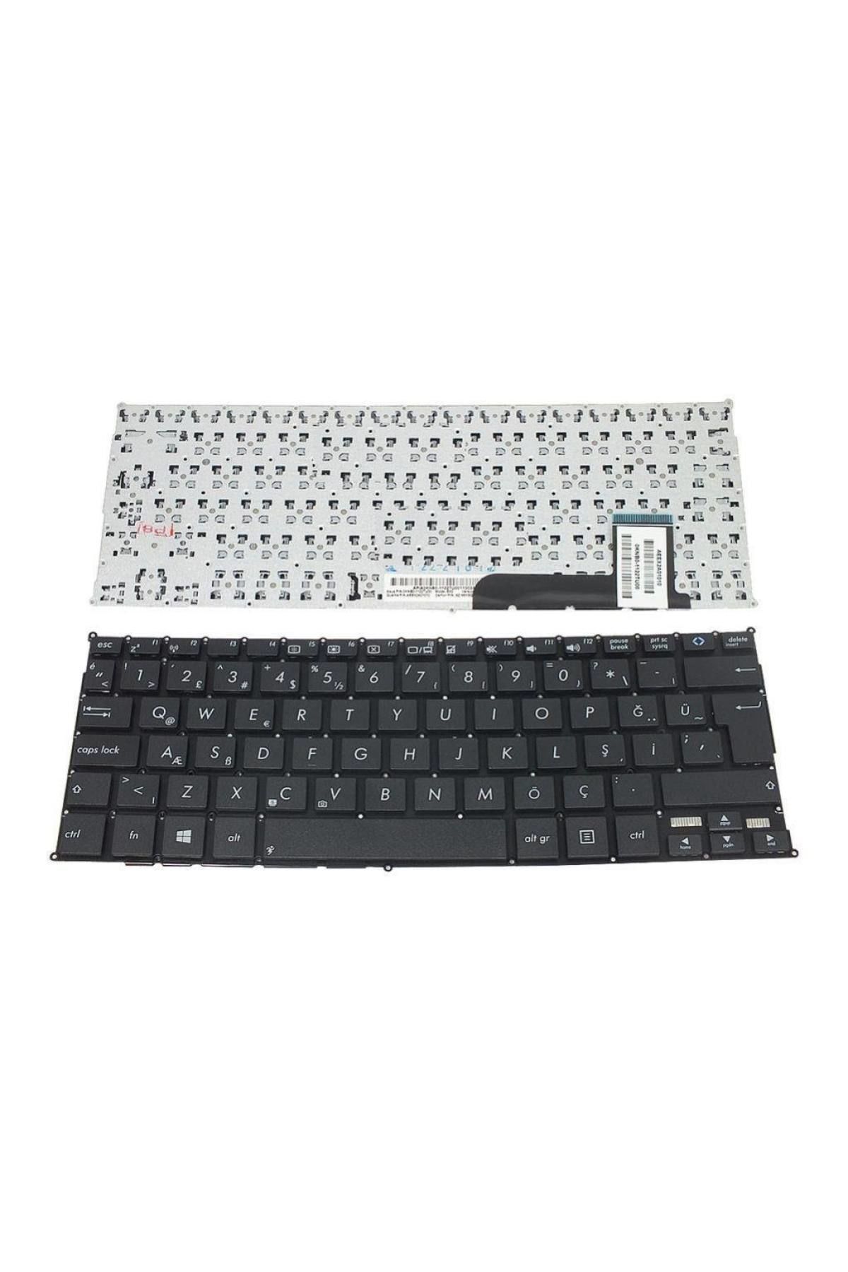 Asus ile Uyumlu EeeBook E202S, E202SA, X205, X205TA Notebook Klavye Siyah TR