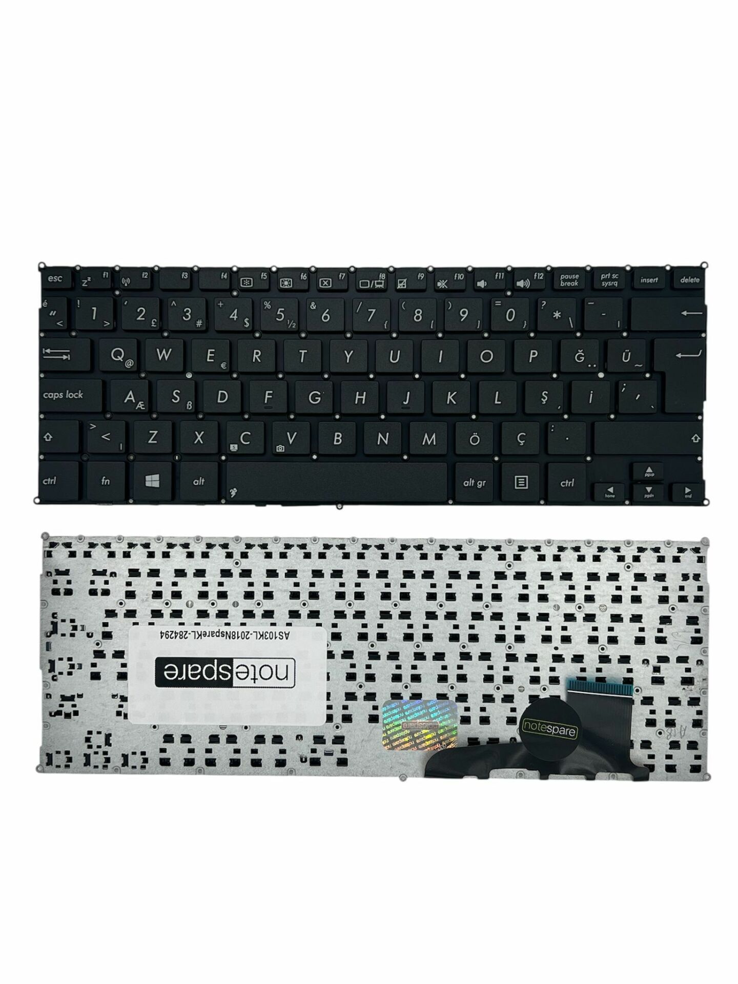 Asus ile Uyumlu VivoBook Q200E-AR5B125, Q200E-BCL0803E Notebook Klavye Siyah TR