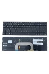 Asus ile Uyumlu VivoBook Pro 17 X705QA, 17 X705QR, 17 X705UB Notebook Klavye Işıklı Siyah TR