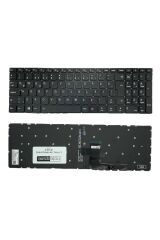 Lenovo ile Uyumlu V110-15ISK 80TL017NTX, V110-15ISK 80TL017PTX Işıklı Klavye Siyah TR