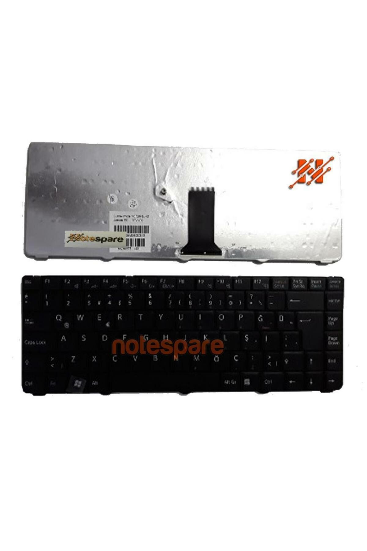 Sony ile Uyumlu Vaio VGN-NS36E, VGN-NS38E, VGN-NS38M Notebook Klavye Siyah TR