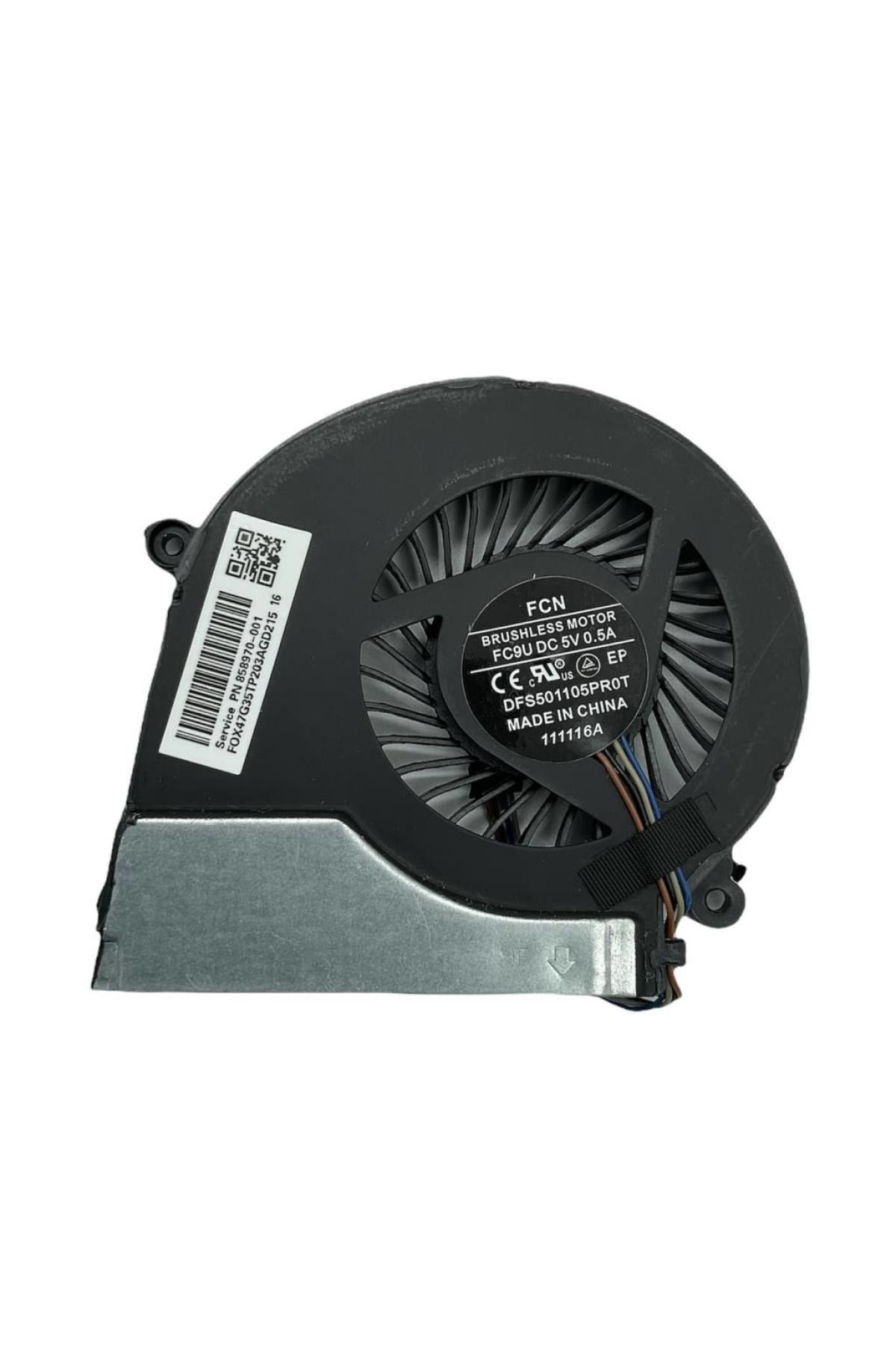 Hp ile Uyumlu Pavillion 15-E071st (E1U10EA), 15-E072st (E1U12EA) Cpu Fan, İşlemci Fanı