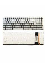 Asus ile Uyumlu 0KN0-M31US13, 0KN0-M32TU13, 0KN0-N43TU13 Notebook Klavye Işıklı Gümüş Gri TR