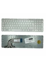 Hp ile Uyumlu Pavilion 15-g018st J7T61EA, 15-g035st J1S39EA Notebook Klavye Beyaz TR