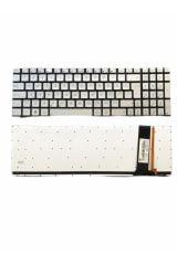 Asus ile Uyumlu G550J, G550JK, G550JX, N550L, N550LF Notebook Klavye Işıklı Gümüş Gri TR